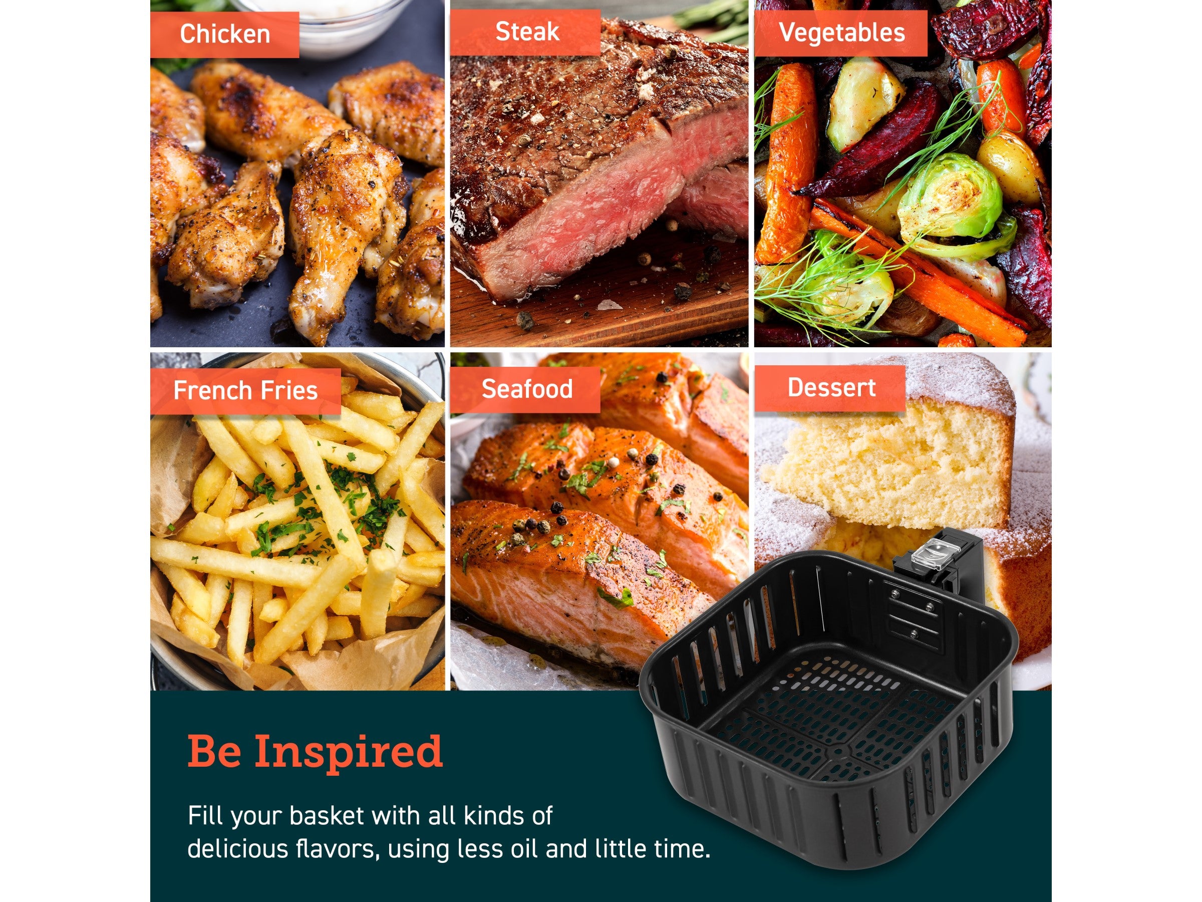 Kurv til Cosori Premium 5.5-Liter Airfryer