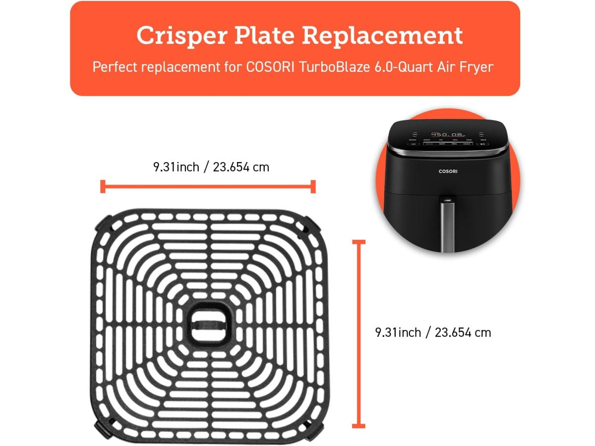 Crisper Plate til Cosori Turbo Blaze 6.0-Liter Airfryer