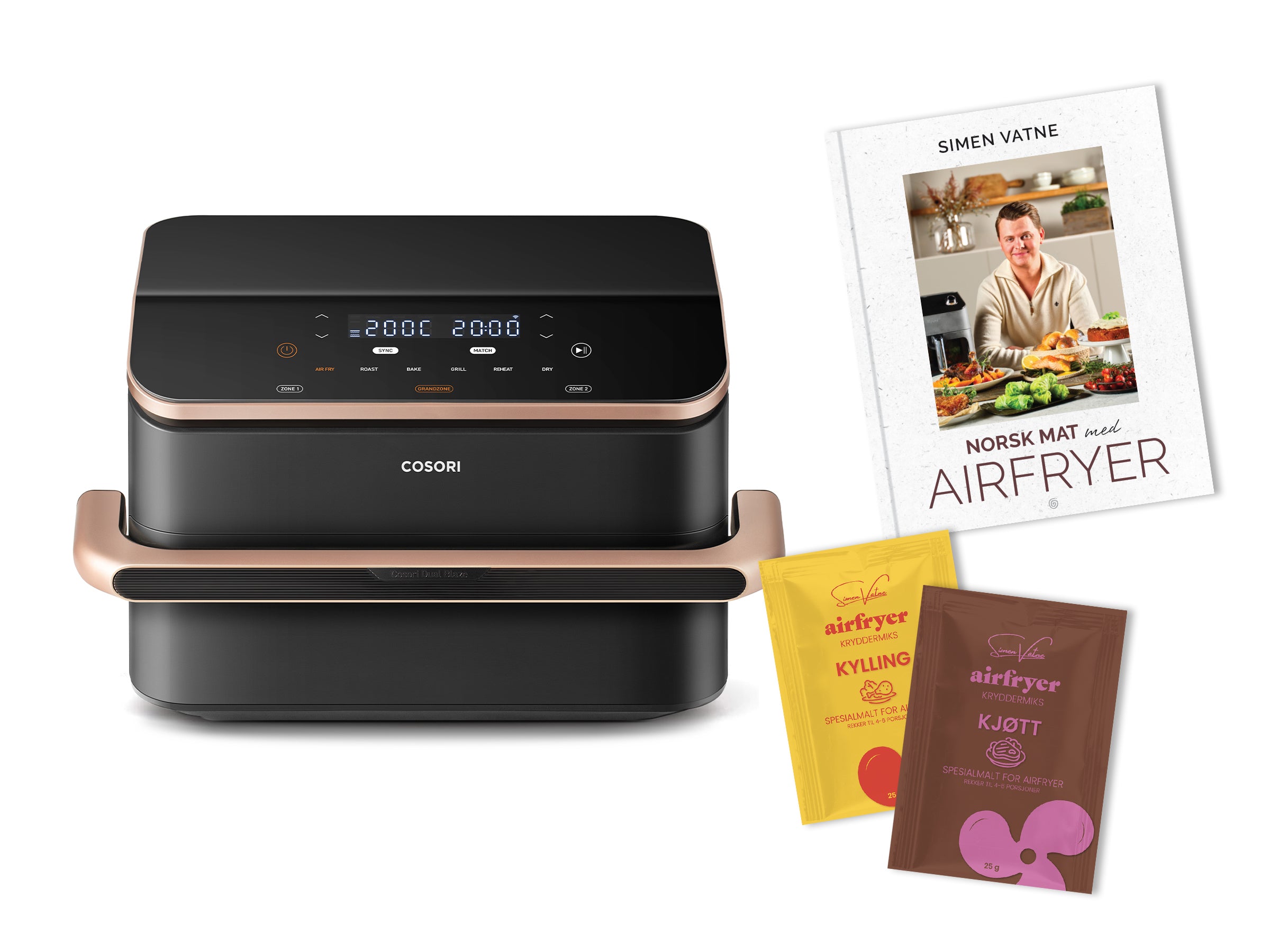 Cosori Dual Blaze Twinfry™ 10-Liter Airfryer Bundle