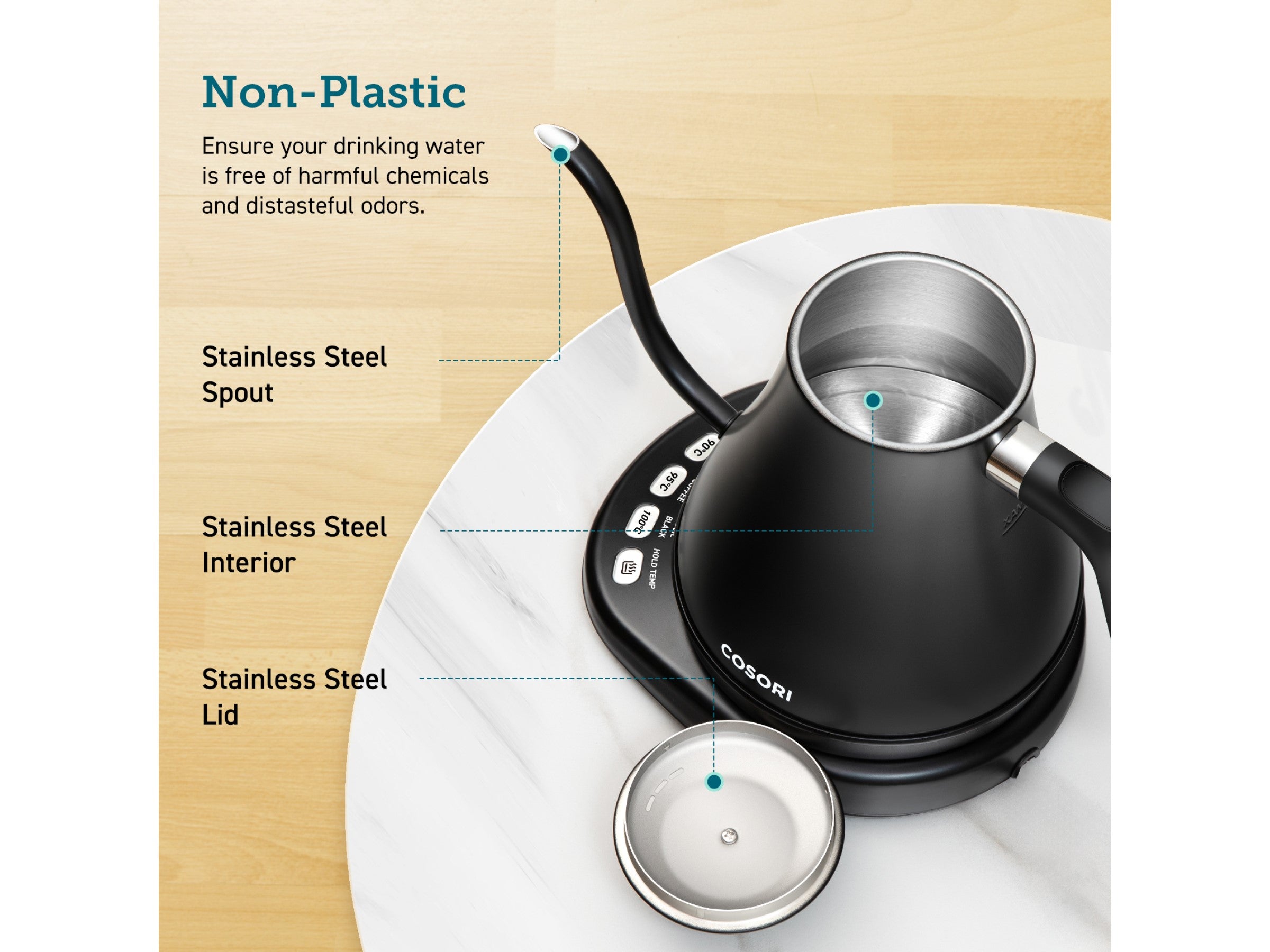 Cosori Original Electric Gooseneck Kettle