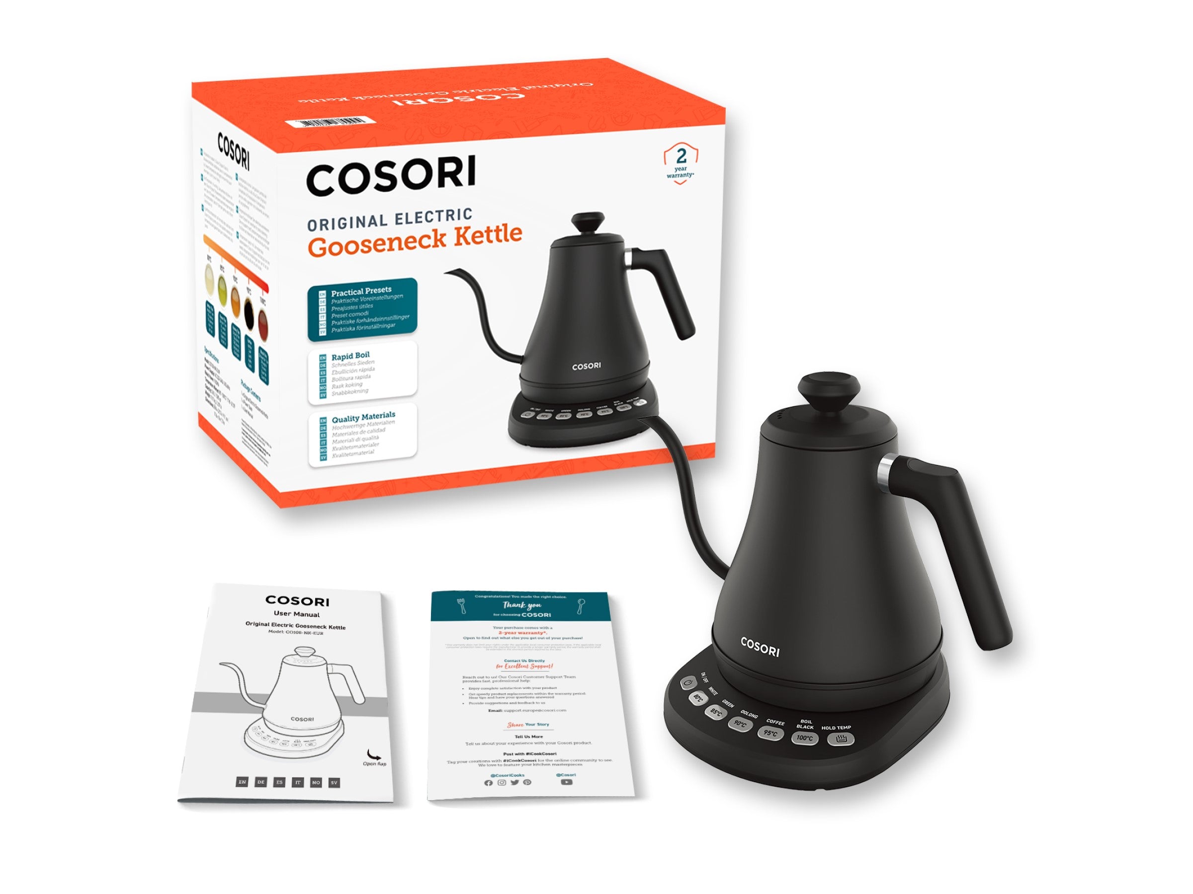 Cosori Original Electric Gooseneck Kettle