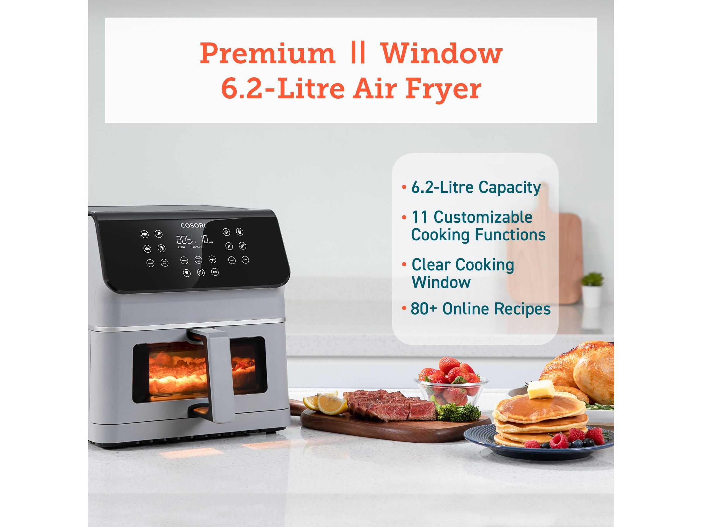 Cosori Premium Ⅱ Plus 6.2-Liter Airfryer