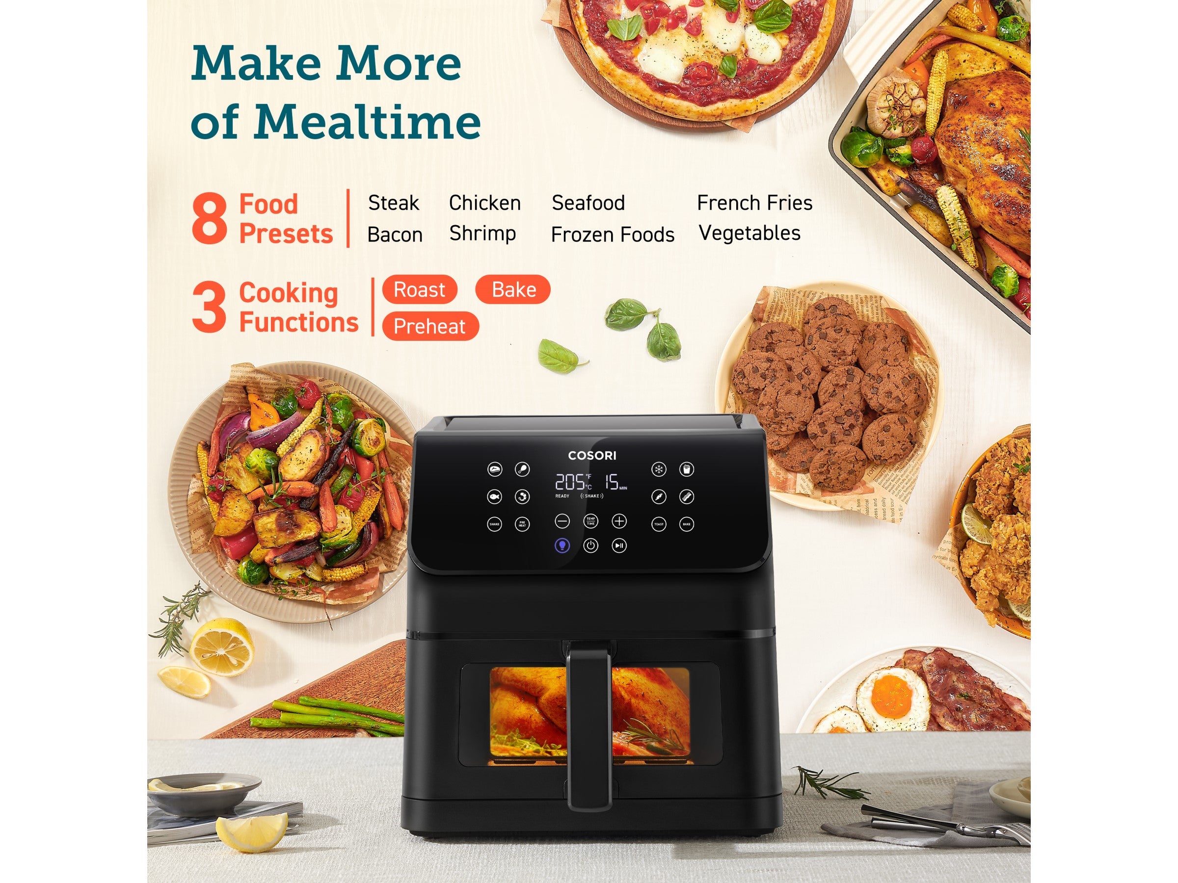 Cosori Premium Ⅱ Plus 6.2-Liter Airfryer