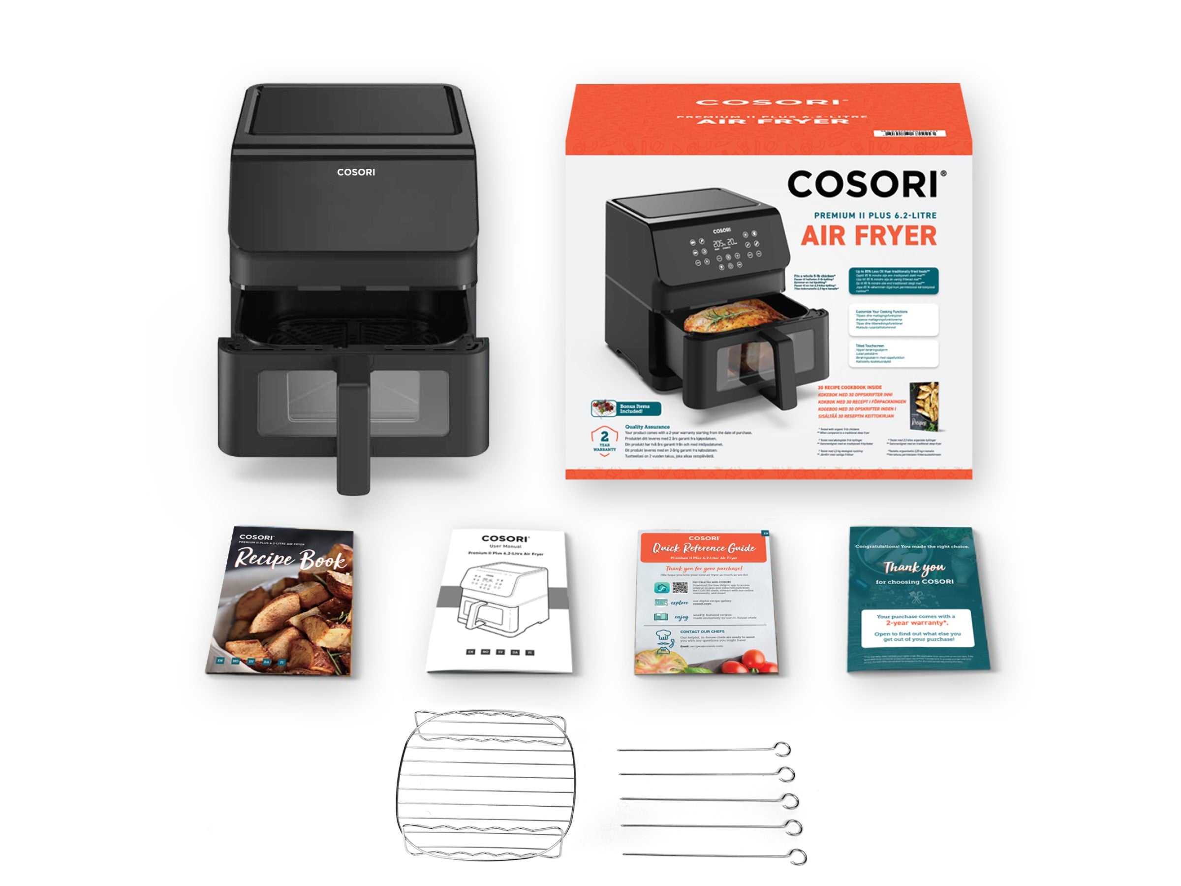 Cosori Premium Ⅱ Plus 6.2-Liter Airfryer